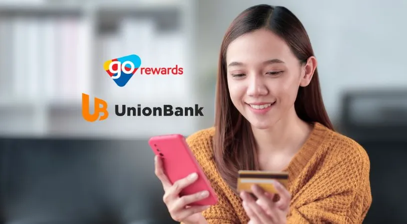 Girl Holding Go Rewards Union Bank Credit Card